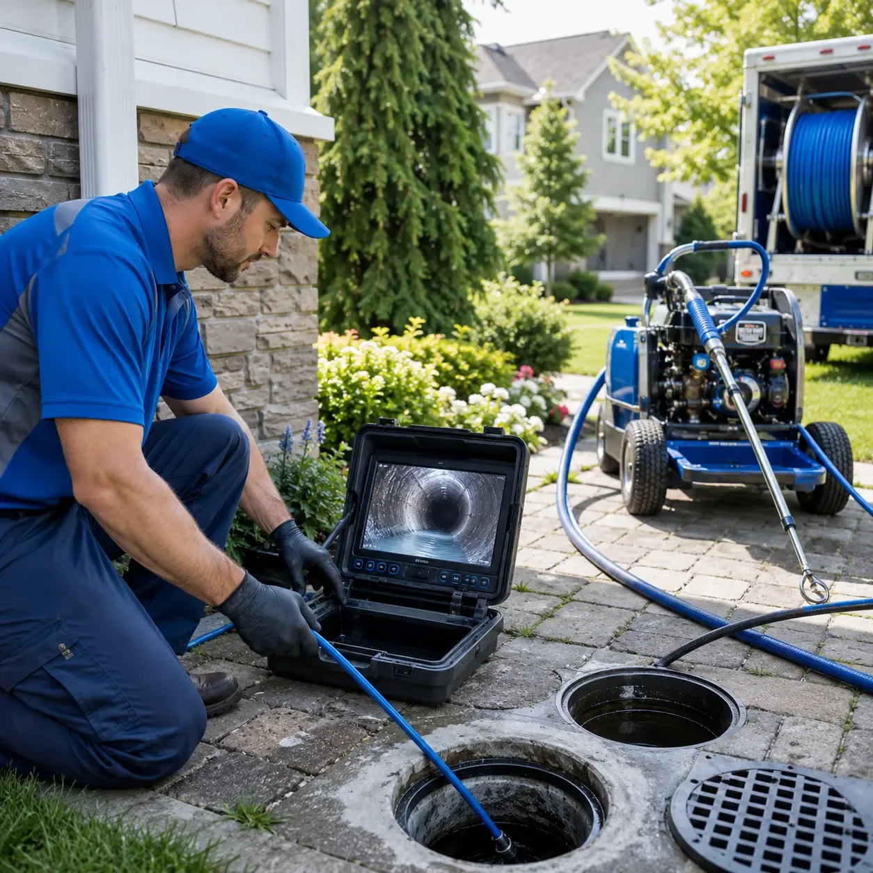 Outdoor drain cleaning professionals serving Mccalla, AL